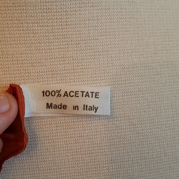 Italian floral square scarf - Picture 3 of 3